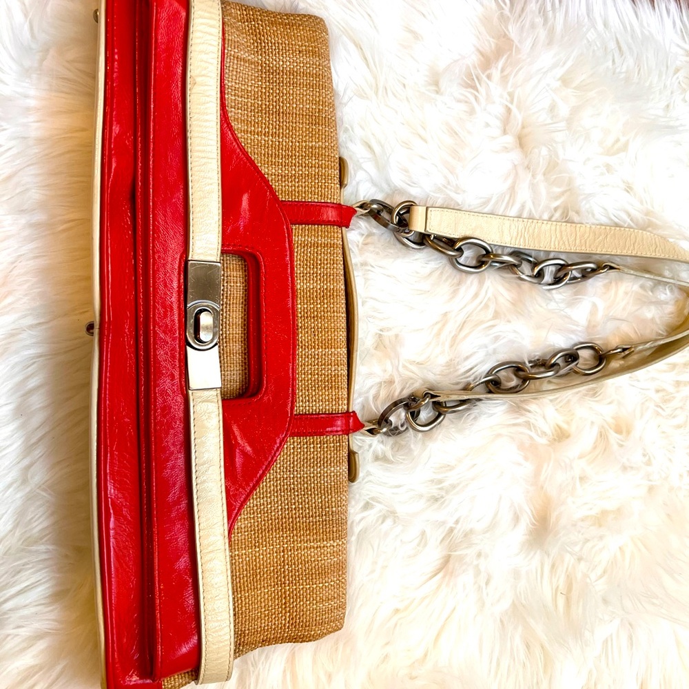 New BCBG MAX AZRIA fold over convertible bag - Picture 6 of 9